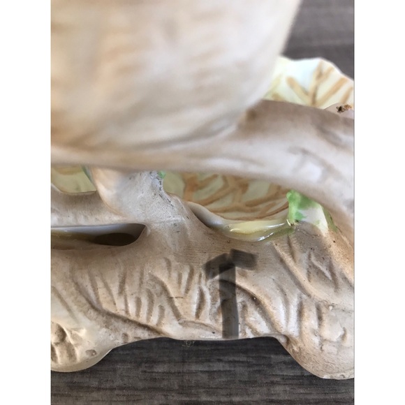 Vintage Lenwile Ardalt Tawain Porcelain Bird Soap/Candy Nut Dish - Picture 10 of 10